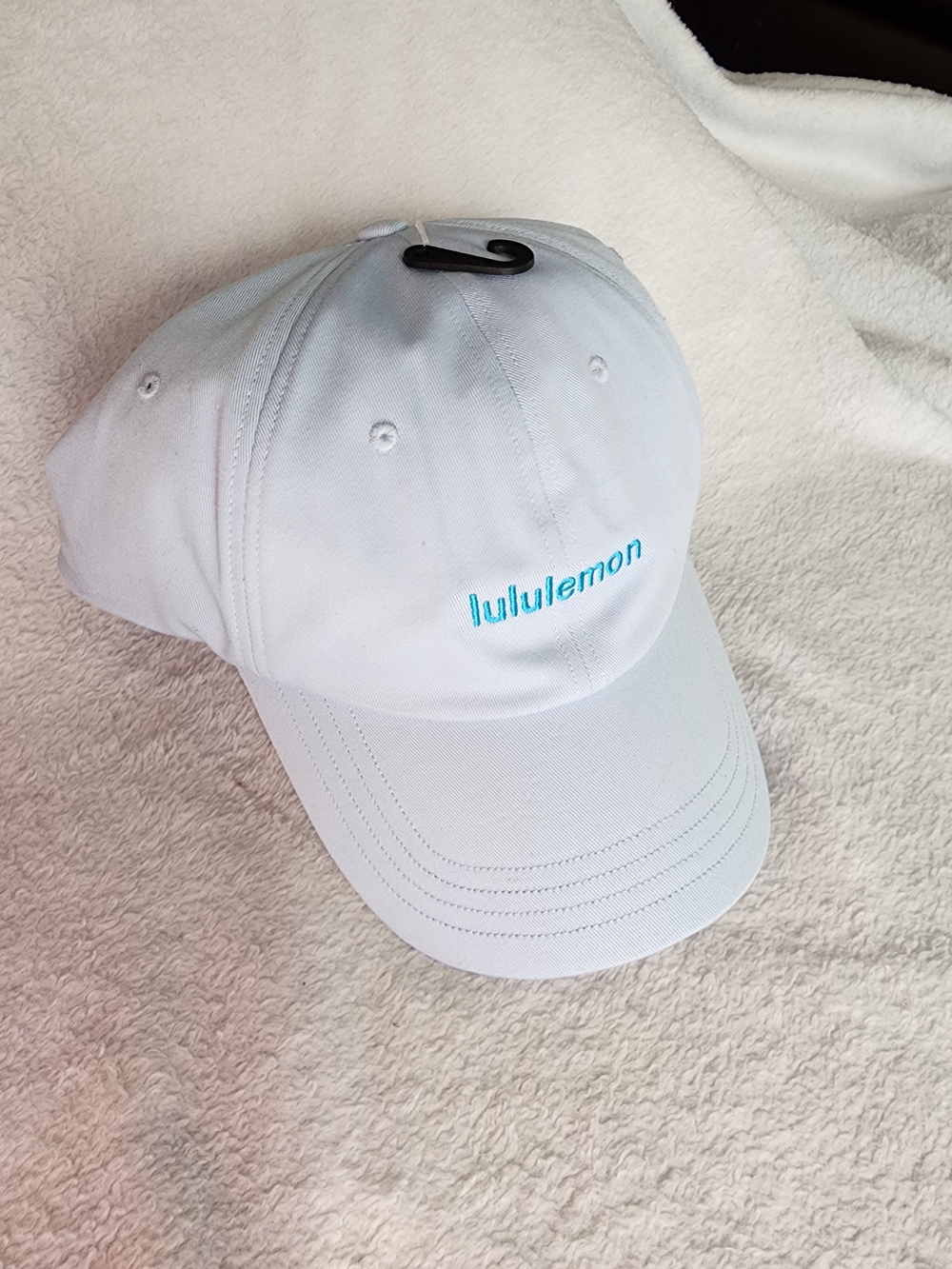 lululemon athletica Light Blue Baseball Cap with Teal Logo